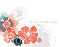 Dry Petals Personalized Stationery, by Gleaux
