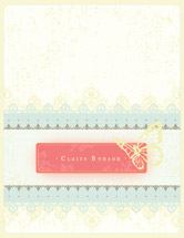 Handkerchief Personalized Stationery, by Gleaux