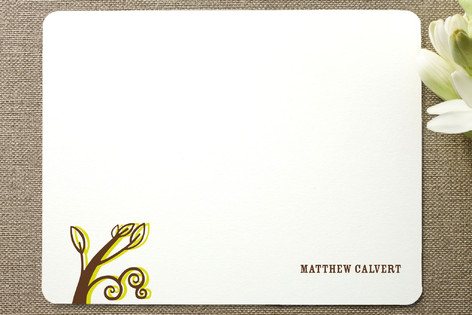 Two Trees Personalized Stationery