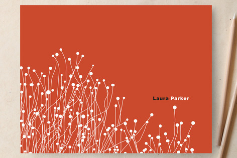 Modern Nature Personalized Stationery