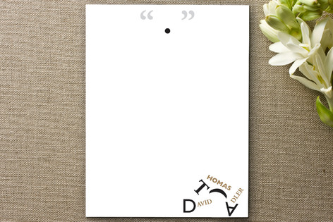 Typehead Personalized Stationery