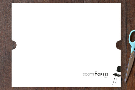 Contemporary Chair Personalized Stationery