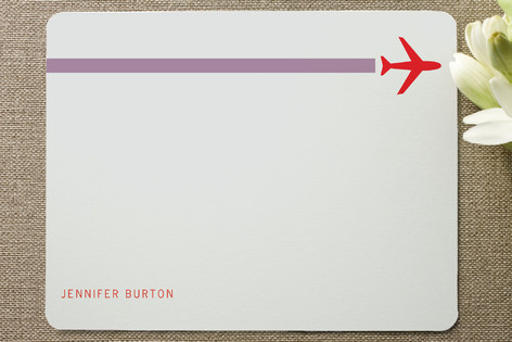 Contrail Personalized Stationery
