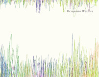 Line Blur Personalized Stationery, by Lili Meng