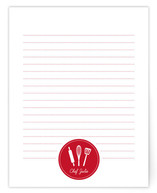 chef's notes Personalized Stationery