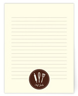 chef's notes Personalized Stationery
