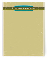 Grunge Label Personalized Stationery