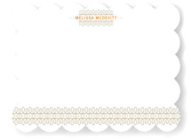 lovely swirls Personalized Stationery