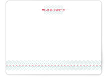 lovely swirls Personalized Stationery
