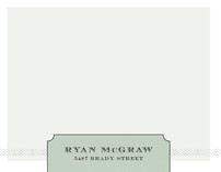 mcgraw Personalized Stationery, by Paper Plains