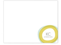 Two Circles Personalized Stationery