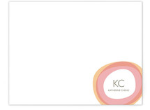 Two Circles Personalized Stationery