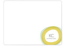 Two Circles Personalized Stationery
