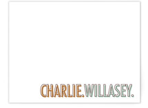 Two Words Personalized Stationery