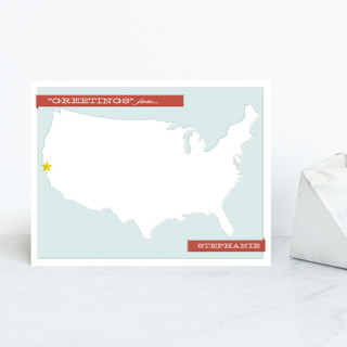 Greetings From Personalized Stationery