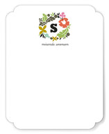 Initial Wreath Personalized Stationery