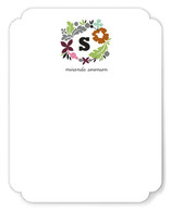 Initial Wreath Personalized Stationery