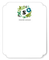 Initial Wreath Personalized Stationery