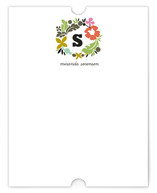 Initial Wreath Personalized Stationery