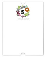 Initial Wreath Personalized Stationery