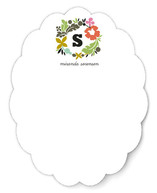 Initial Wreath Personalized Stationery