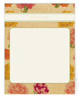 Matilda Kraft Personalized Stationery