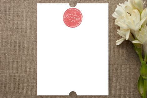Stamp Personalized Stationery