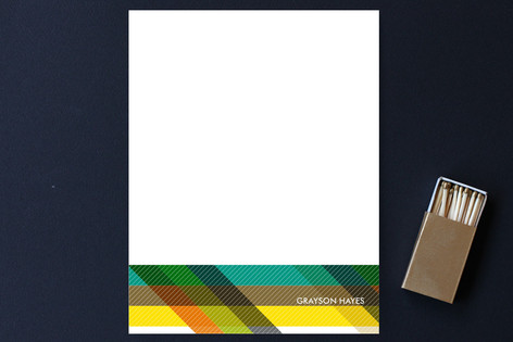 Tartan Personalized Stationery