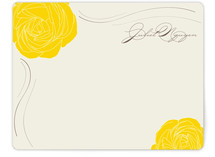 Golden Afternoon Personalized Stationery