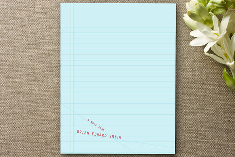 Sloppy Lines Personalized Stationery