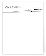 Birds on a Wire Personalized Stationery