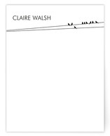 Birds on a Wire Personalized Stationery