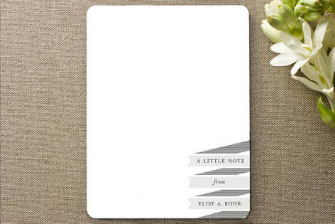 Stacked Stripes Personalized Stationery