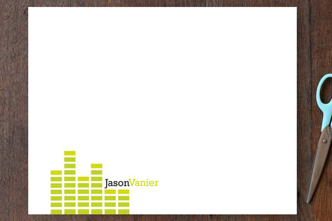 Audiophile Personalized Stationery