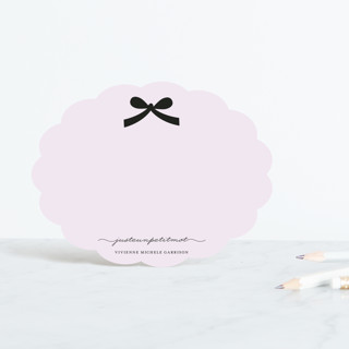 Paris + Vintage Ribbon Personalized Stationery