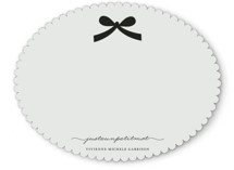 Paris + Vintage Ribbon Personalized Stationery