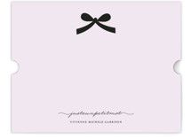 Paris + Vintage Ribbon Personalized Stationery