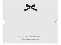Paris + Vintage Ribbon Personalized Stationery