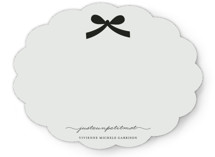 Paris + Vintage Ribbon Personalized Stationery