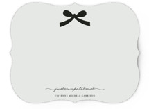 Paris + Vintage Ribbon Personalized Stationery
