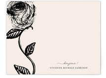 Paris + In The Rose Garden Personalized Stationery