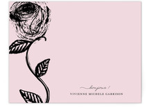 Paris + In The Rose Garden Personalized Stationery