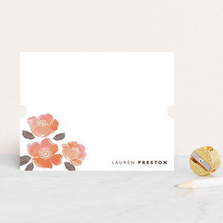 English rose Personalized Stationery