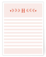 Folk Floral Personalized Stationery