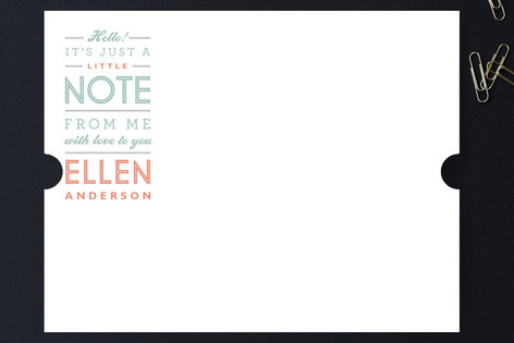 Little Note Personalized Stationery