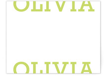 Half and Half Personalized Stationery