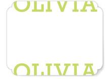 Half and Half Personalized Stationery