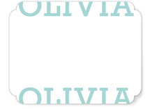 Half and Half Personalized Stationery