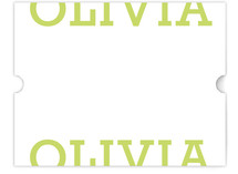 Half and Half Personalized Stationery