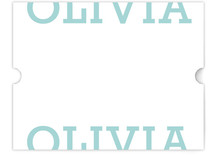 Half and Half Personalized Stationery